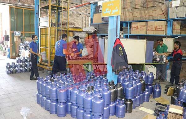 کارخانه و خط تولید شییدا گاز