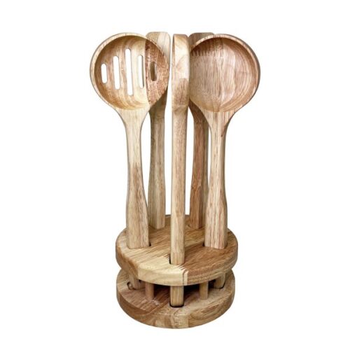 ست کفگیر ملاقه با پایه گرد