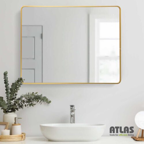 آینه ی مستطیل تمام آلومینیوم مدل تارا