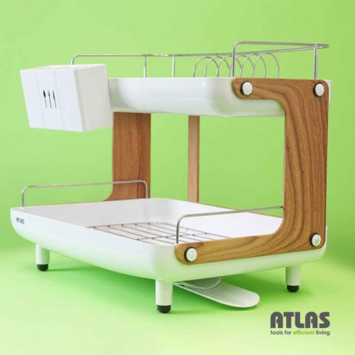 جاظرفی دوطبقه طرح چوب مدل شقایق