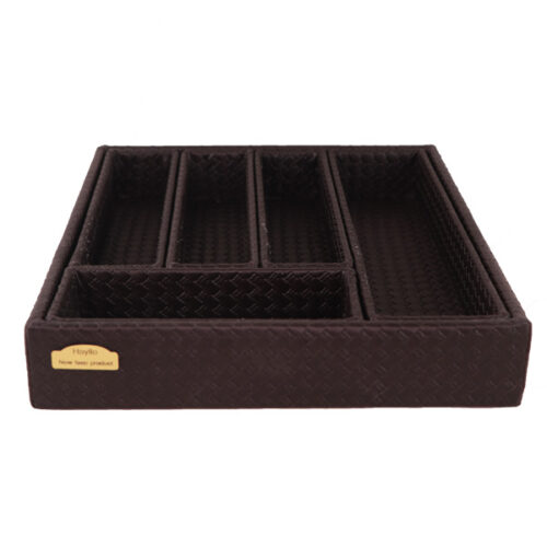 جا قاشقی 6 خانه چرمی