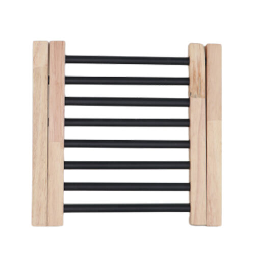 زیر قابلمه کشویی چوب و استیل