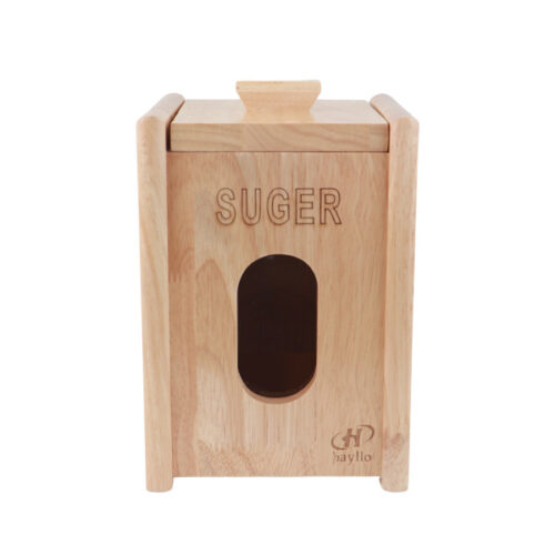 سطل قند چوبی