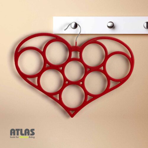 شال آویز مخمل مدل قلبی