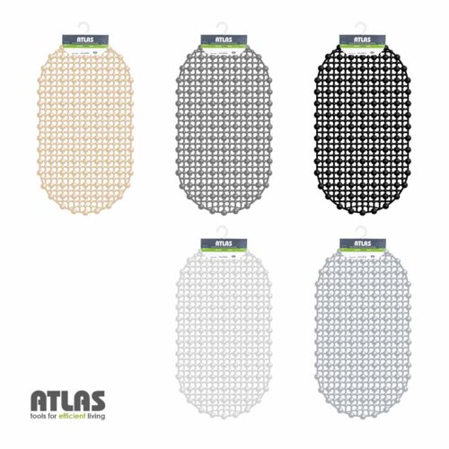 مشخصات توضیحات نام محصول پادری زیر دوشی مدل ساحل اندازه محصول ۶۷ × ۳۶ سانتیمتر رنگبندی شفاف، سفید، طوسی، مشکی و صورتی تعداد در کارتن ۶۰ عدد