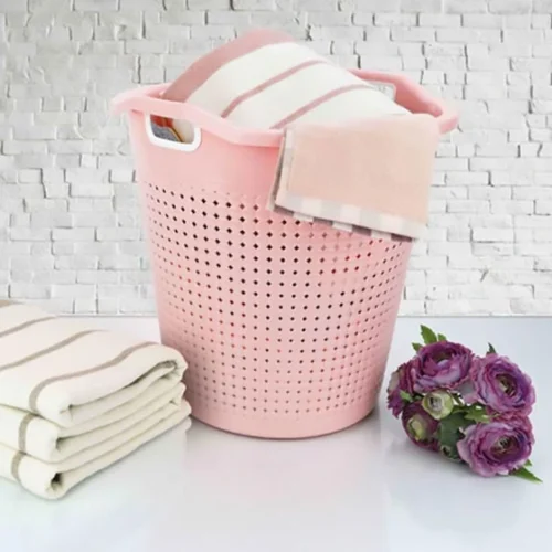 سبد رخت گرد متوسط هوم کت HOMEKET طرح مایا کد 3815