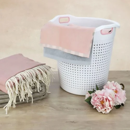 سبد رخت گرد کوچک هوم کت HOMEKET طرح مایا کد 3814