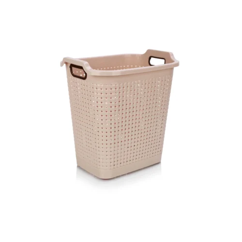 سبد رخت مستطیل چرخ دار کوچک هوم کت HOMEKET طرح روشا کد 3820