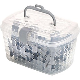 باکس قفلی گیره لباس 20 عددی هوم کت HOMEKET طرح آسیل کد 4305