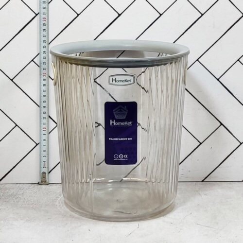 سطل کاغذی درب پلاستیکی هوم کت HOMEKET طرح رابین کد 2470