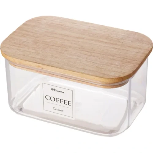 جا حبوباتی درب چوبی سایز 1 هوم کت HOMEKET طرح لینا کد 4298