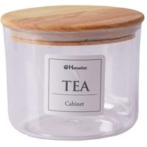 جا حبوباتی درب چوبی سایز 1 هوم کت HOMEKET طرح النا کد 4293