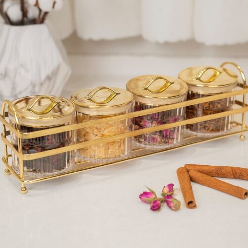 ست جا ادویه طرح دار هوم کت HOMEKET کد 3936