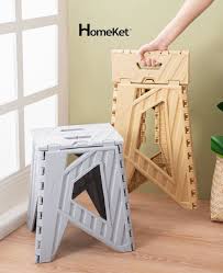 چهار پایه تاشو 40 سانتی هوم کت HOMEKET کد 2344
