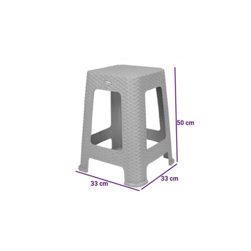 چهار پایه حصیری 50 سانتی هوم کت HOMEKET کد 2340