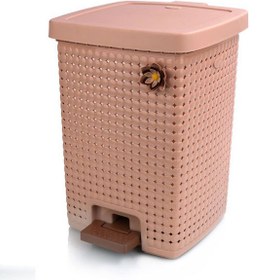 سطل زباله دو جداره کوچک هوم کت HOMEKET طرح مایا کد 2424