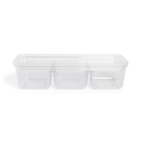 ظرف سه قلو درب دار هوم کت HOMEKET طرح مایلا کد 3982