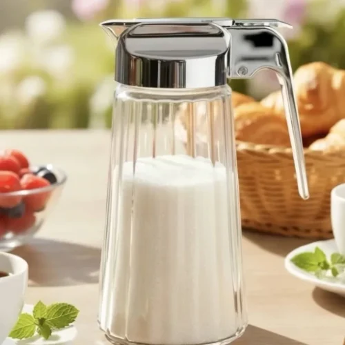 جا شکری دسته دار شیشه ای هوم کت HOMEKET کد 3961