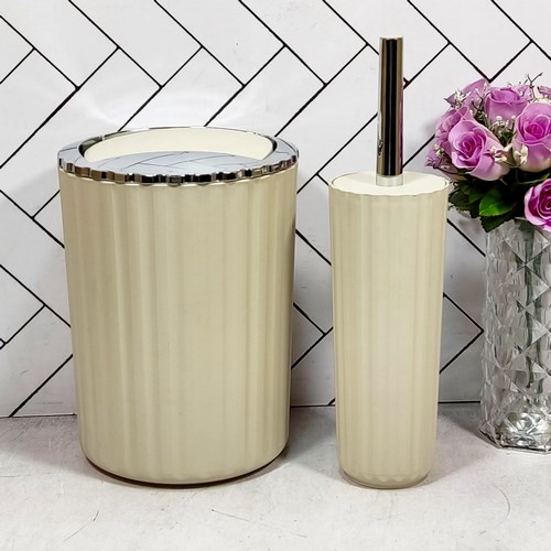 ست سطل و توالت شوی هوم کت HOMEKET طرح لیان کد 2419