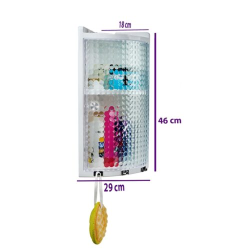 کابین حمام یک درب هوم کت HOMEKET طرح تیارا کد 4152