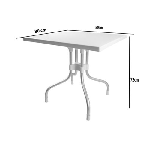میز تاشو پایه المینیومی 4 نفره هوم کت HOMEKET کد 2220